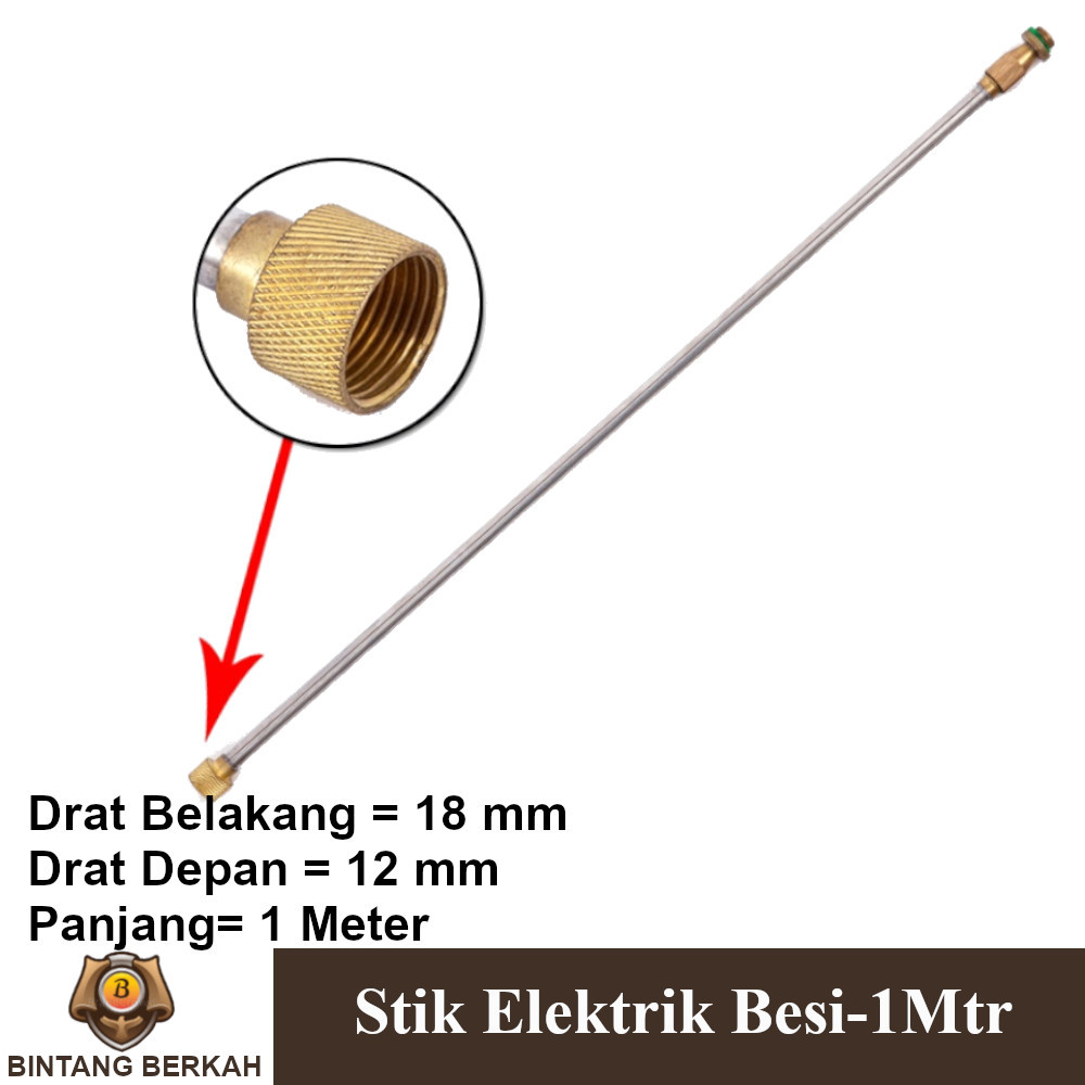 Stik Sprayer Elektrik Panjang 1 Meter Bahan Kuningan Pertanian