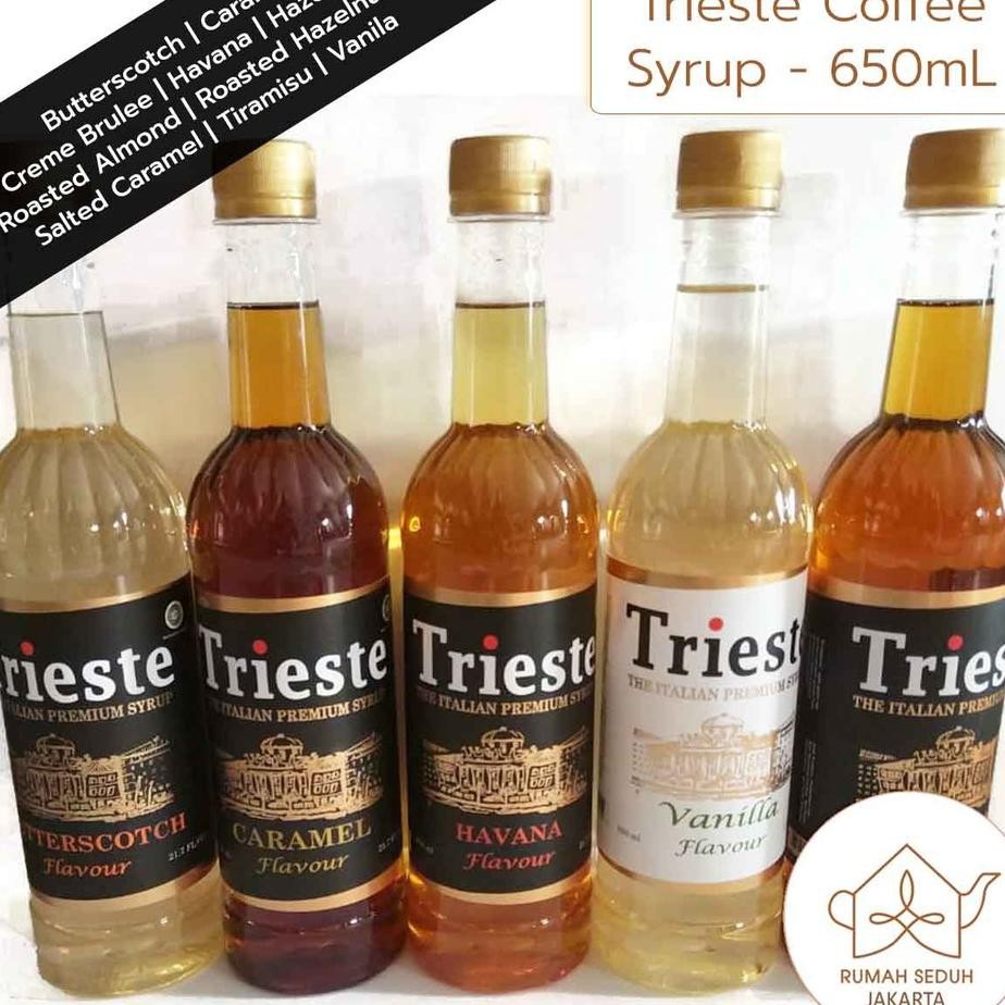 

Triete Italian Yrup 650 Ml Coffee Yrup Caramel Vanila Rum Hazelnut Irih Cream Almond