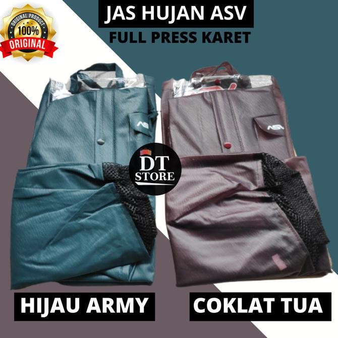 Jas hujan ASV Karet ORIGINAL - Mantel Hujan ASV Original Bahan Karet