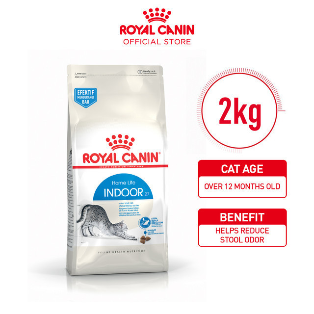 Royal Canin Indoor Adult (2kg) Dry Makanan Kucing Dewasa