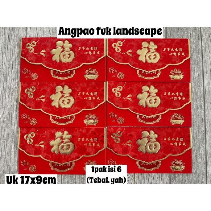 

{{{{{{] Angpao Fuk landscape 1pak isi 6