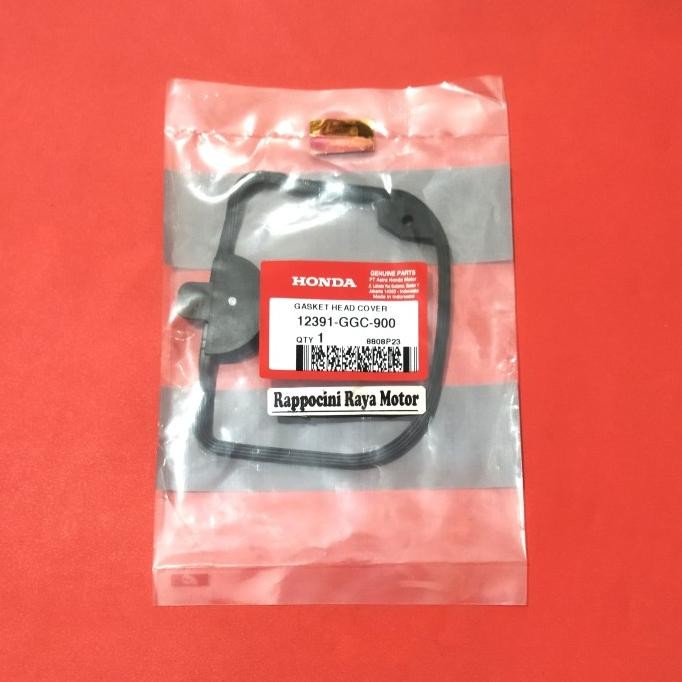] GASKET HEAD COVER / KARET KOP TUTUP MESIN ORI AHM BEAT FI / SCOOPY FI