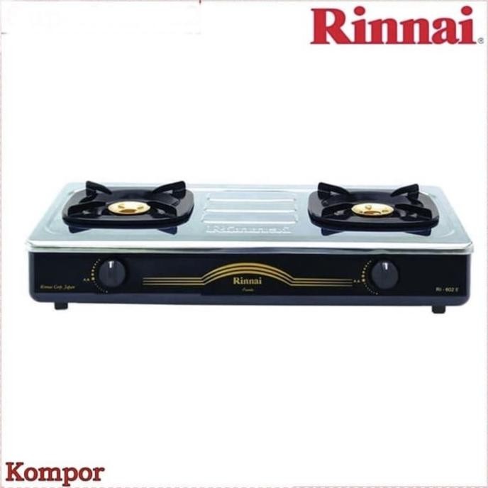 Kompor Gas RINNAI RI-602E Kompor Gas 2 Tungku RI 602 E Kompor Rinnai