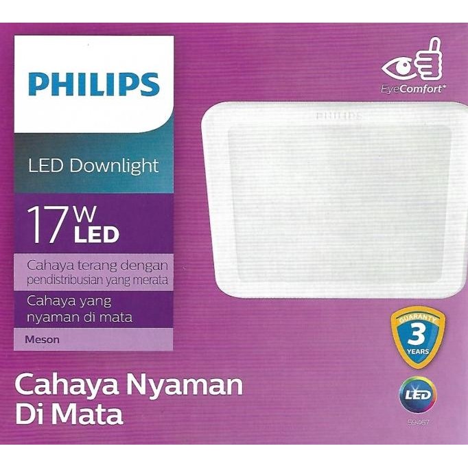 PHILIPS DOWNLIGHT LED MESON SQUARE 17W KOTAK 17 watt