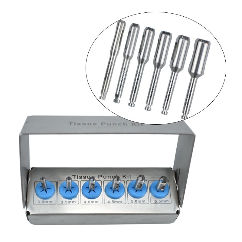 1SET Dental Implant Bur Tissue Punch Kit Tanam Peralatan Gigi Instrumen |582CA26F|
