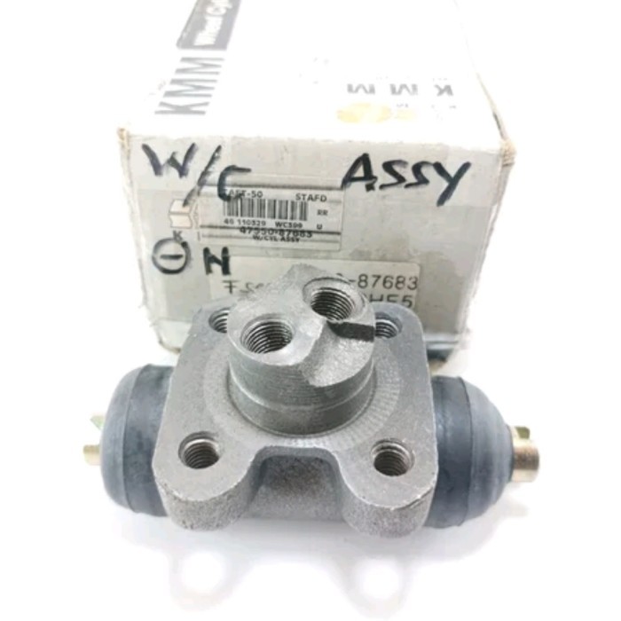 Master Rem Roda Belakang Kanan RH Wheel Cylinder Assy Daihatsu Taft F50 F-50 Merk KMM Tanpa Nepel