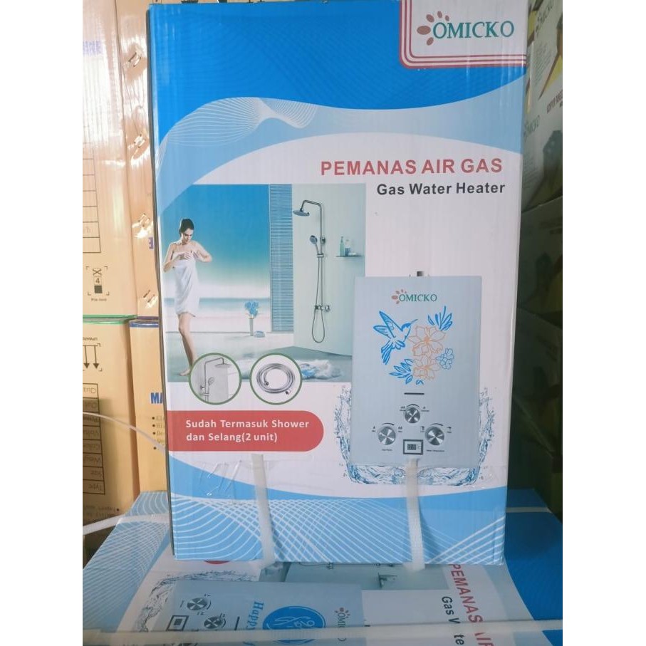 Water Heater GAS OMICKO / PEMANAS AIR GAS DIGITAL DAN OTOMATIS [terbaik]