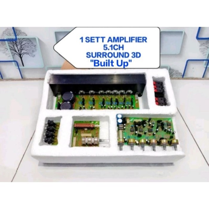 OBRAL Paket kit power amplifier home theater 5.1ch surround 3d 5.1 ch