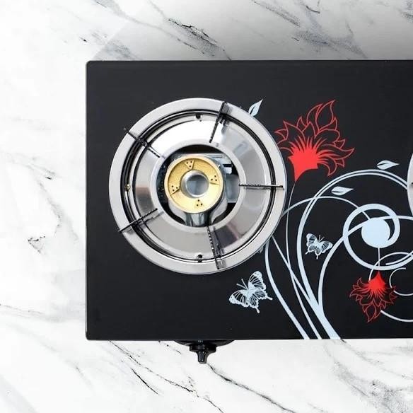 NEW Sanex SN KG208 K1/ K2 Kompor Gas Kaca 2 Tungku Butterfly Series