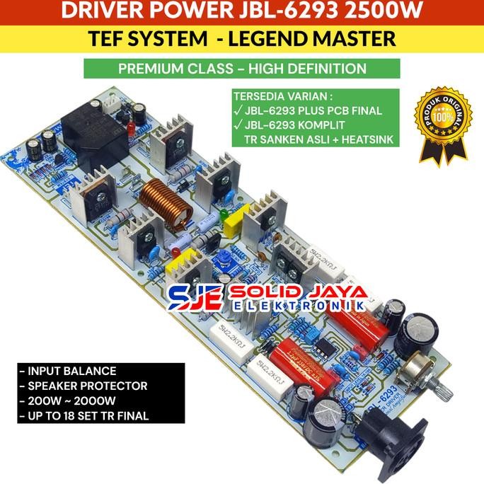 KIT DRIVER JBL 6293 JBL6293 JBL-6293 DRIVER TANPA PCB FINAL