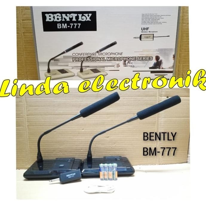 MIC MEJA WIRELESS BENTLY BM777 CONFERENCE MICROPHONE BENTLY BM 777