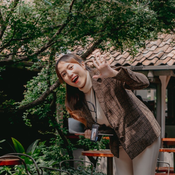 Gantungan Id Card Kantor Kasual Anti Air - Wallts Pebble Black