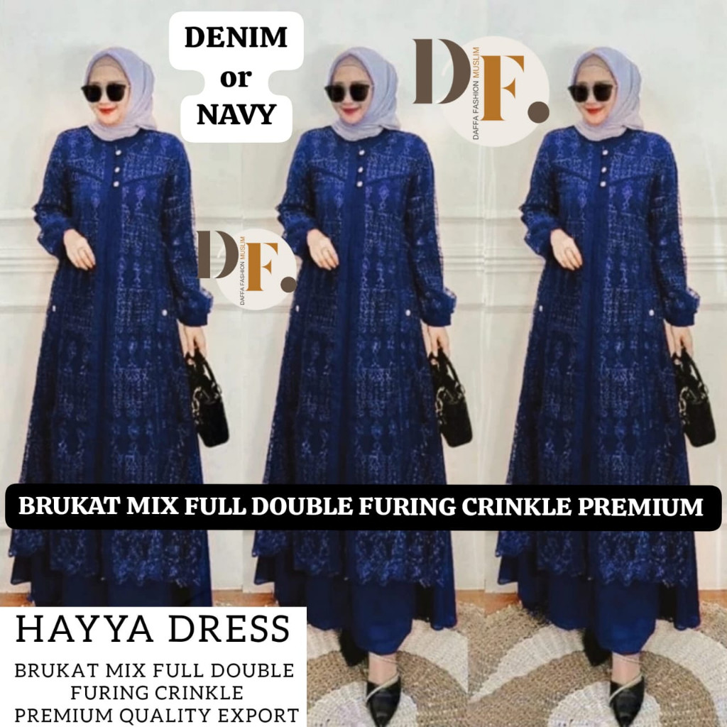 Gamis Lebaran Wanita Terbaru 2025 Games 2024 Dewasa Gamies Kekinian Dress Muslim Perempuan Longdress