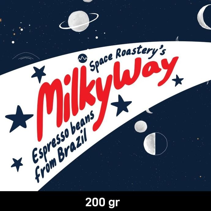 

Milky Way - Espresso Coffee Beans From Brazil By Space Roastery Original Dan Terpercaya