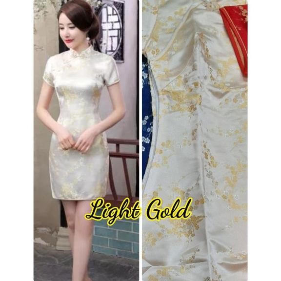 BVF Cheongsam Dress Meihwa / Baju Tradisional China / Baju Imlek Lamaran Sangjit Sincia Qipao Import