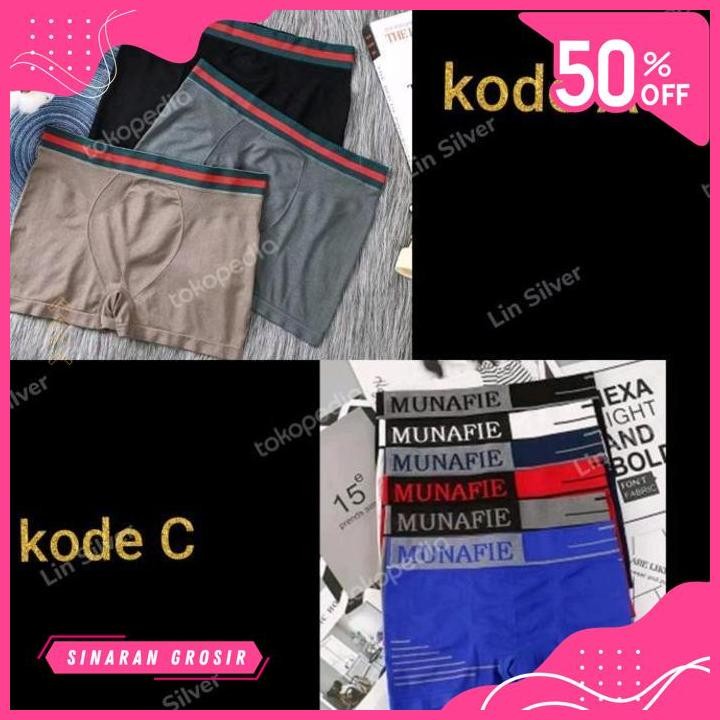 SINAR GROSIR BOXER / KOLOR PRIA / CELANA PENDEK BOXER LAKI LAKI COWOK PRIA BEST SELLER 