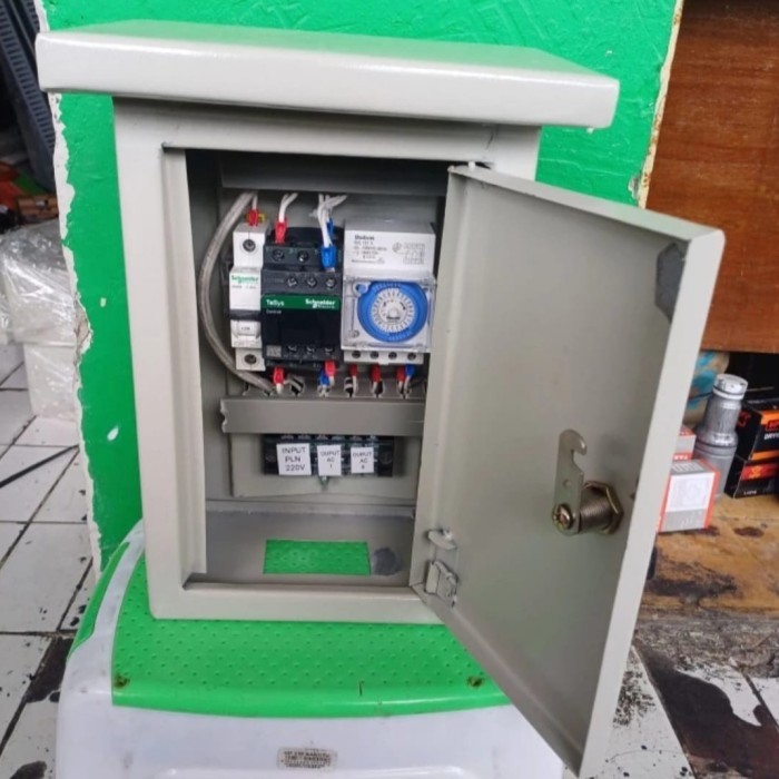 TERBARU Panel Timer Kontaktor /Panel Otamatis Lampu PJU