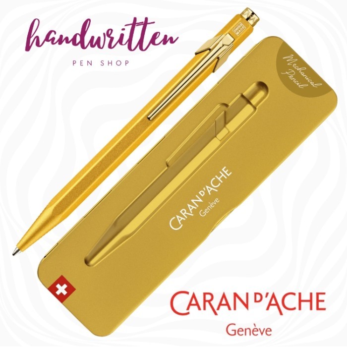 

CARAN DACHE 849 Gold Bar Ballpoint Pen / Pulpen