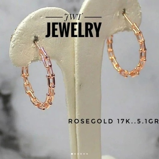 Ready GIWANG ANTING TUSUK HOOP BULAT GYPSY FASHION TIFF CO LINK KEREN BANGET