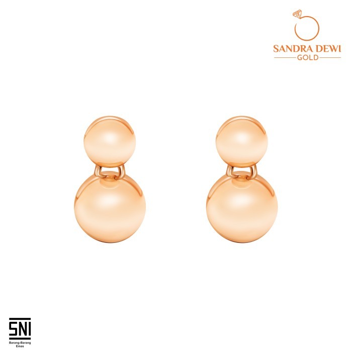 Ready Anting Sandra Dewi Gold Golden Sphere Collection EA220668