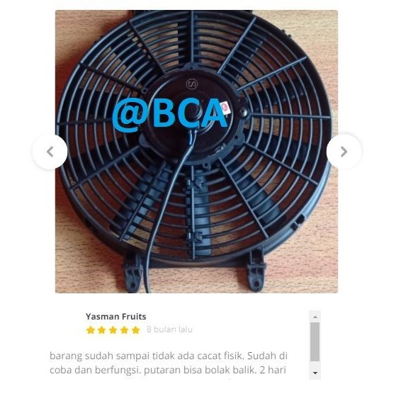 Filter Mobil Extrafan 24 Volt 10 Inch Ac Mobil Rangka Plastik Extra Fan Ac 10 Inci