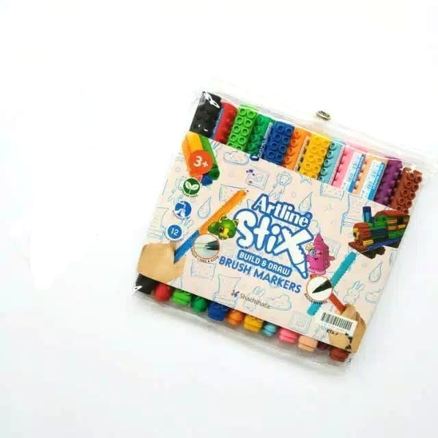 

TERBARU ARTLINE STIX BRUSH MARKER ETX-F SET 12 COLOUR