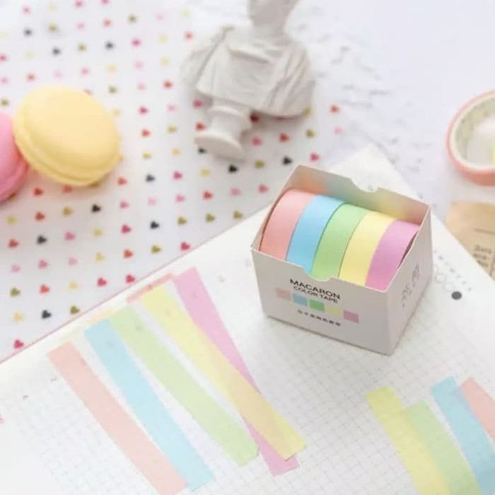 

TERBARU Washi Tape Pastel Macaroon