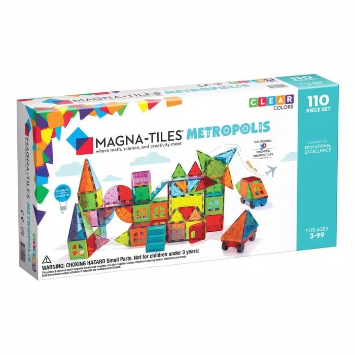 

TERBARU MagnaTiles Metropolis 110 piece set Magna-Tiles