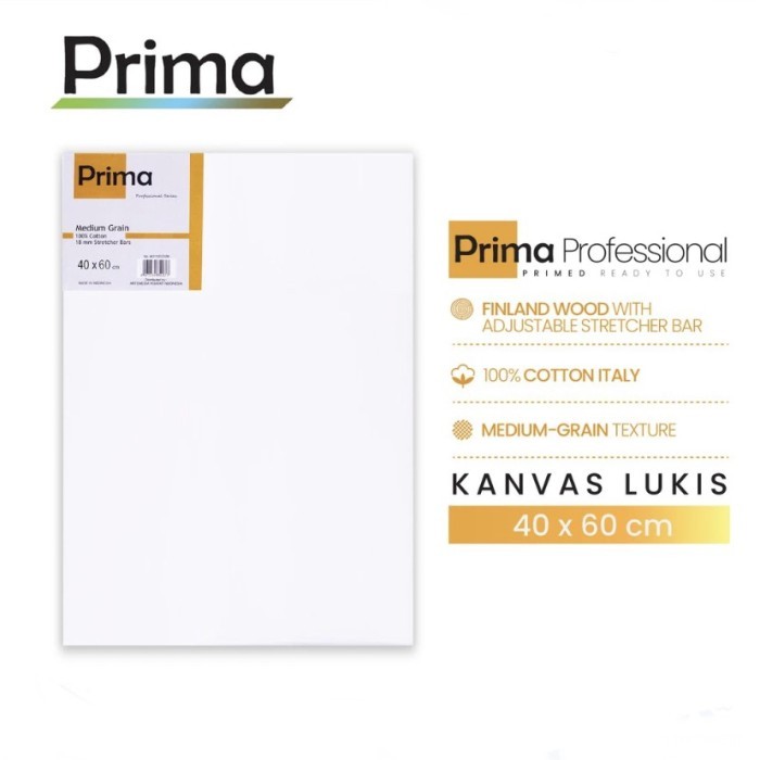 

TERBARU Kanvas Lukis Prima Professional 40x60cm Cotton Canvas BISA GOSEND!