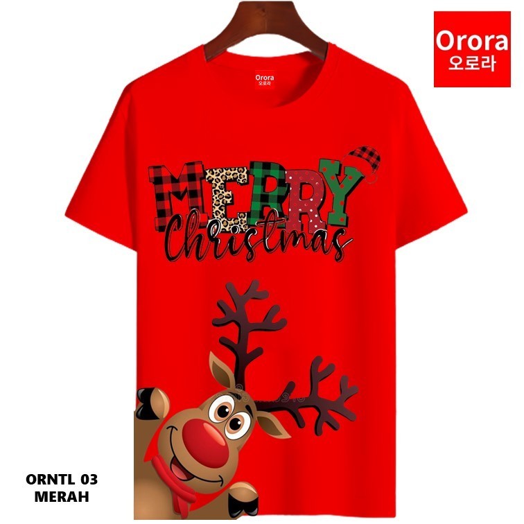 Kaos Distro Premium Natal - Baju Atasan Sablon Pria Wanita Warna Hitam Putih Ukuran S M L XL XXL XXX