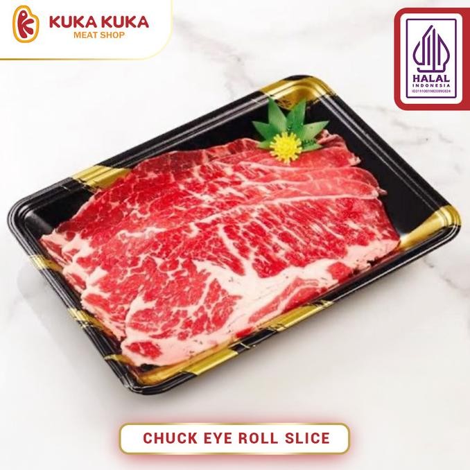 

Terbaru Daging Sapi Us Wagyu Beef Slice Prime Chuck Eye Roll Mb 4-5 250Gr