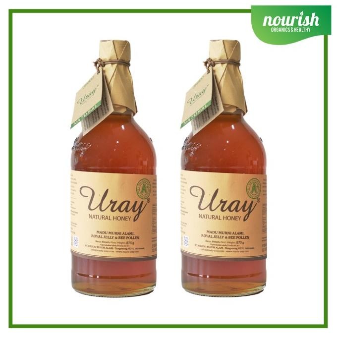 

Twin Pack Madu Uray / Madu Lebah Hutan / Raw Natural Honey 875gr x 2pc L21N