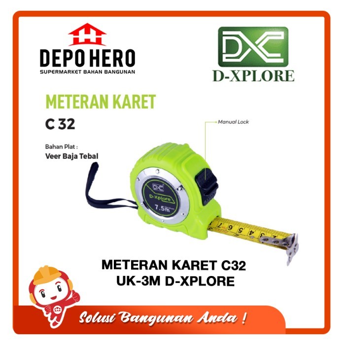 METERAN KARET C32 UK-3M D-XPLORE