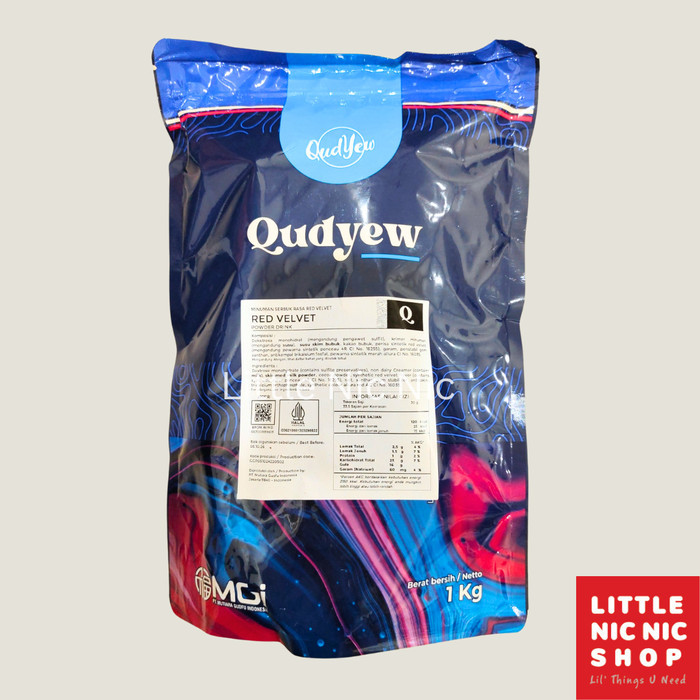 

Qudyew Red Velvet bubuk minuman serbuk