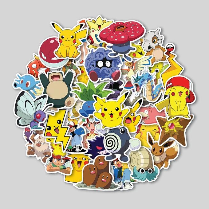 

Sale Sticker Pack Pokemon 2 | Sticker Tumbler | Stiker Laptop Koper Helm