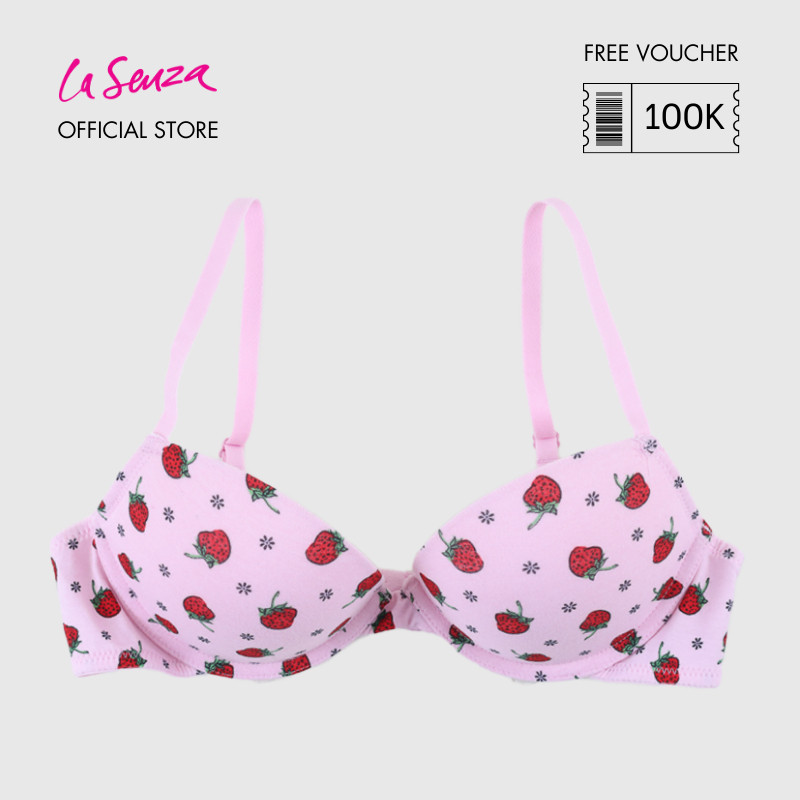 La Senza Remix Push Up Bra Warna Strawberry Kiss 60217118-O2TG