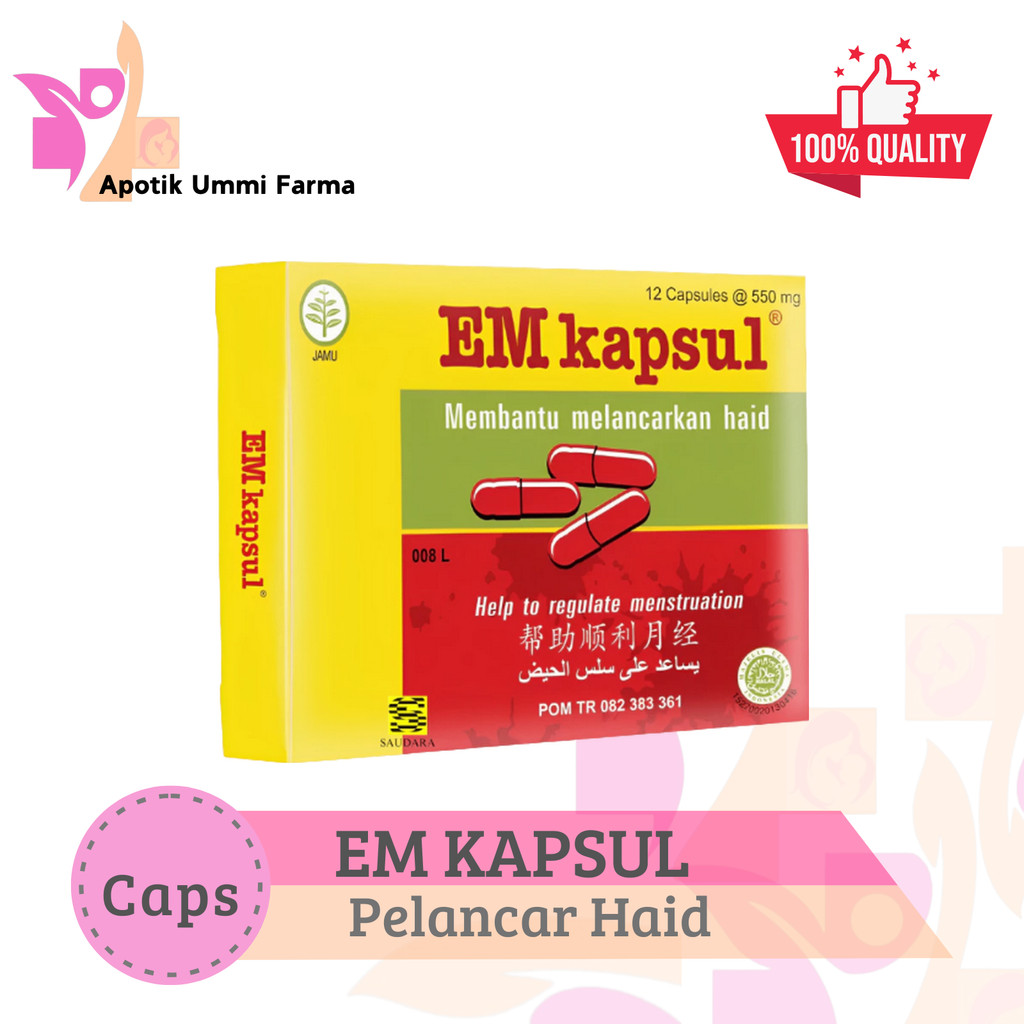 EM Kapsul - Pelancar Haid