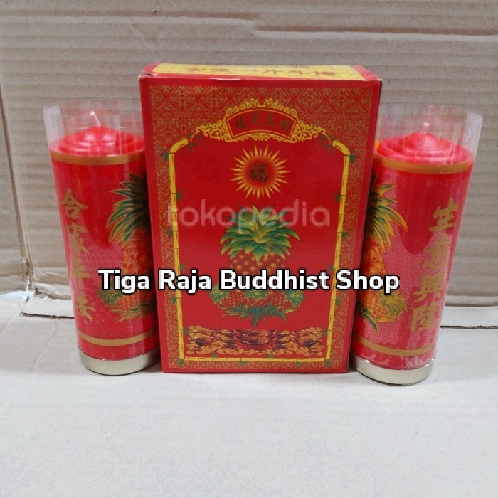 Lilin Sembahyang Merah Nanas 1 Kati