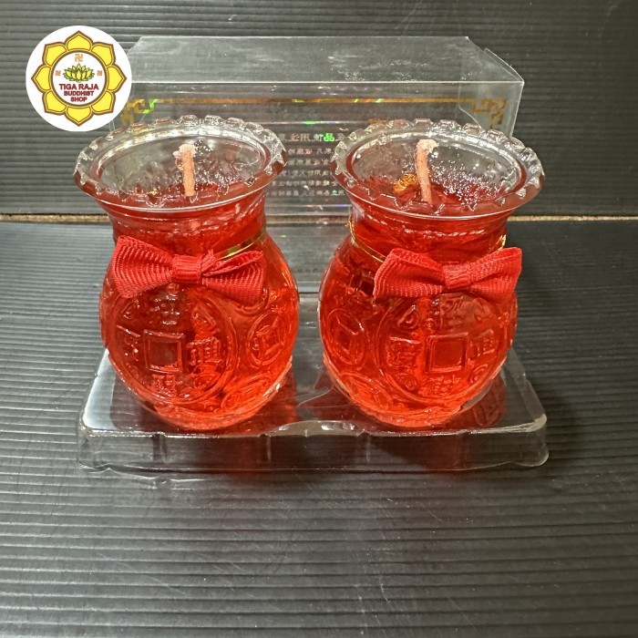 Lilin Jelly Merah Nanas