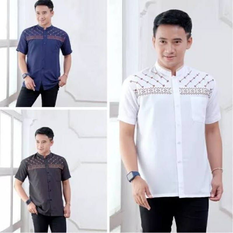 Baju Muslim Bajju Muslim Pria Koko Priya Terbaru2025 Kemejs Berkualitas Kokoh Bapak2 Busana Muslimin