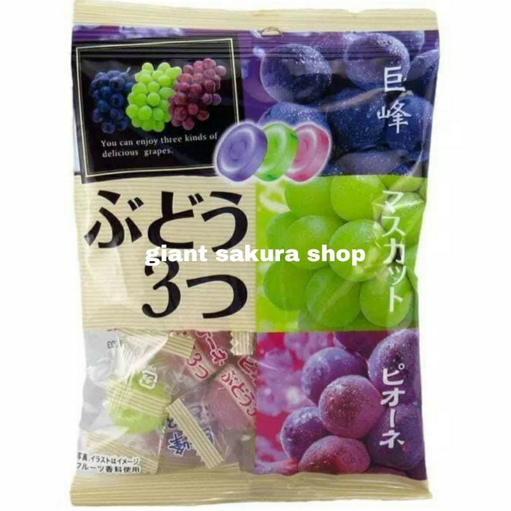 

Lm - Pine 3 Grape 85gr / permen jepang / permen impor / snack jepang / snack impor kembang gula