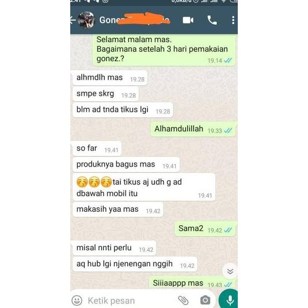 Gonez Pengusir Tikus - Pengusir Tikus Mobil - Pengusir Tikus - Alat