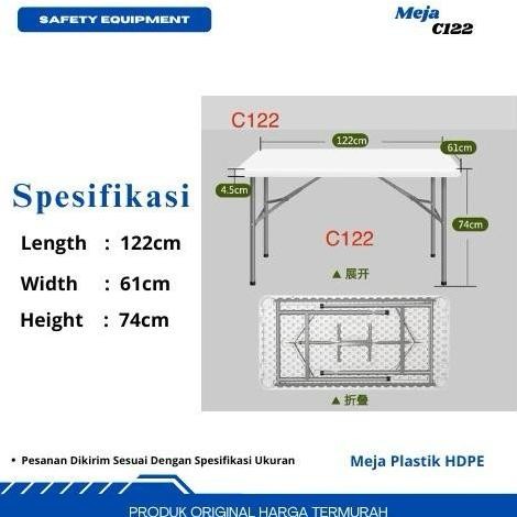 SALE Meja Lipat Meja Portable Meja Koper Meja Belajar Meja kaki kotak