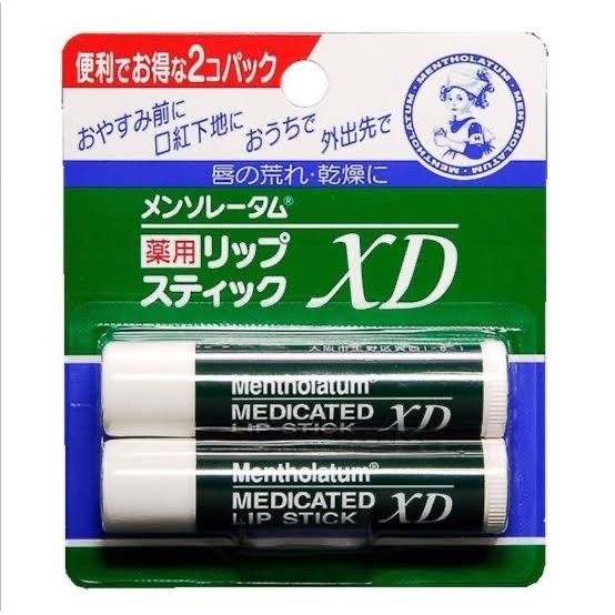 Rohto Mentholatum Medicated Lip Stick Xd Balm Lipbalm 2Pcs