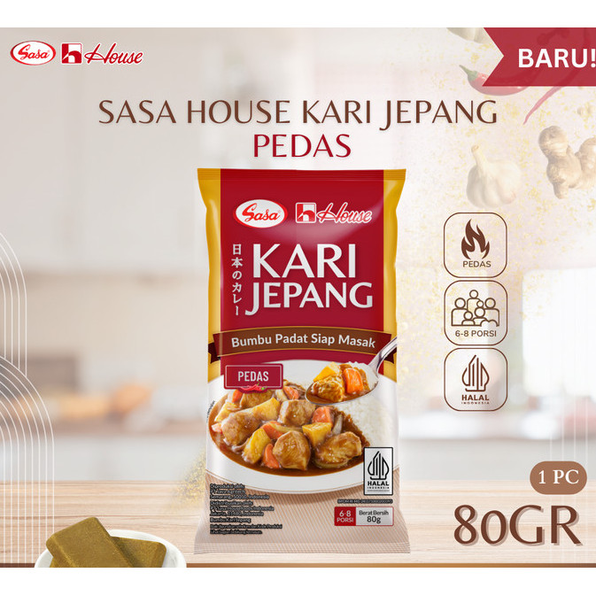 

Bumbu Sasa Kari Jepang Pedas 80gr 100%