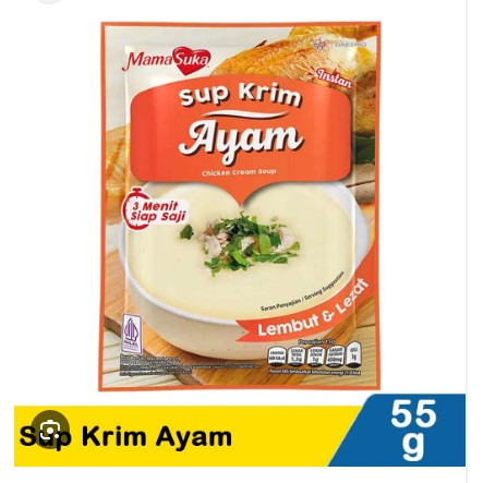 

Bumbu Mamasuka Sup Krim Ayam Original 100%