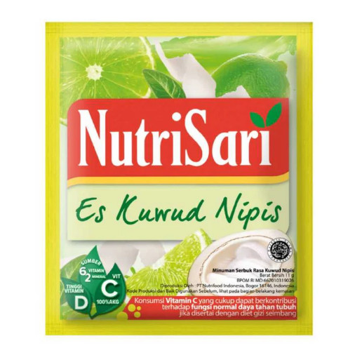 

Nutrisari Es Kuwud Nipis 1 Renceng Isi 5 Original Asli