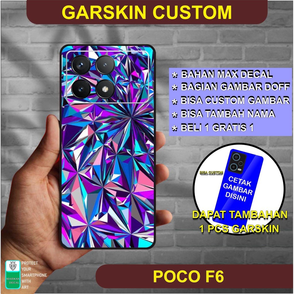 

Wrap* Poco F6 Wrap Skin Stiker Garksin CUSTOM Gratis (2pcs)