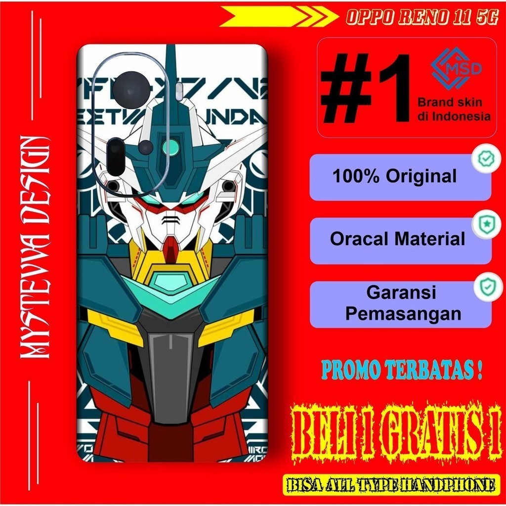 

Wrap* Oppo Reno Wrap Skin Stiker Garksin CUSTOM Gratis (2pcs)