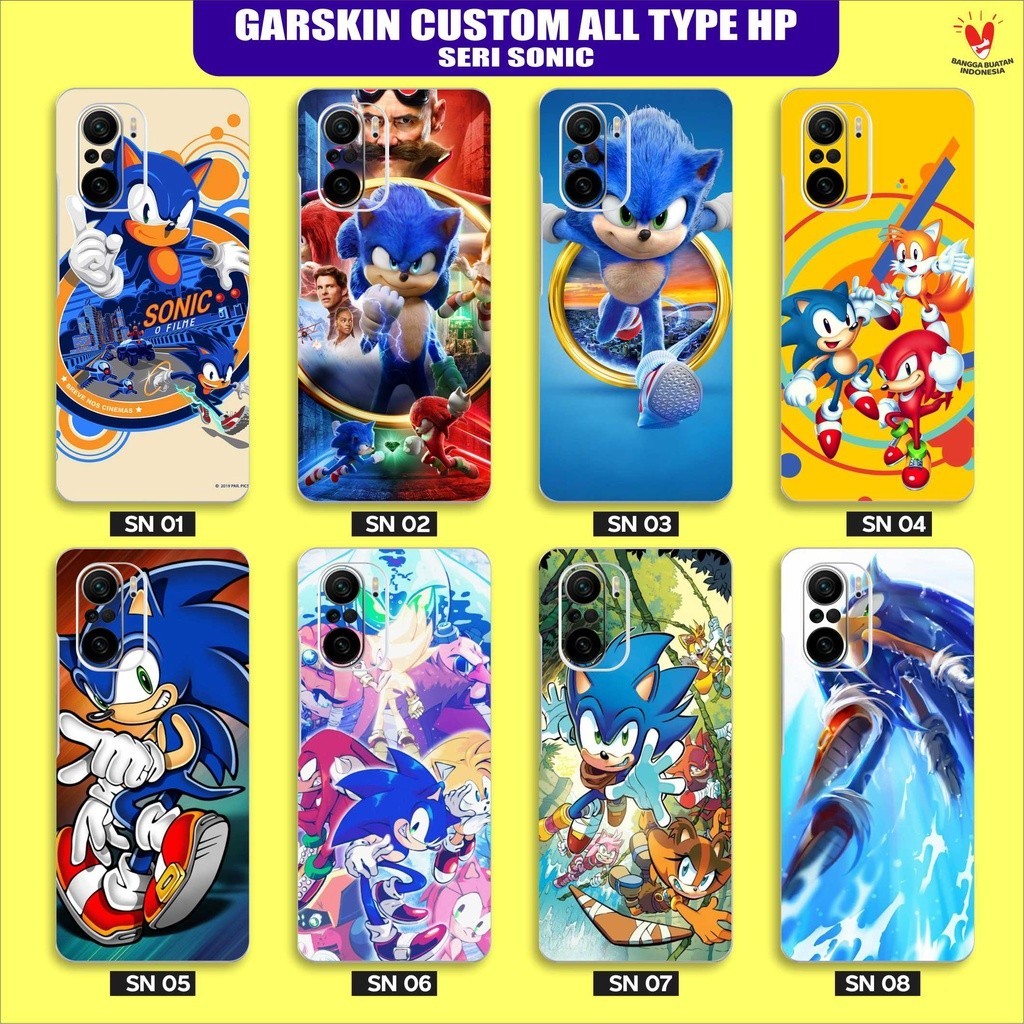 

Wrap* Sonic Untuk Semua Type Handphone Wrap Skin Stiker Garksin CUSTOM Gratis (2pcs)
